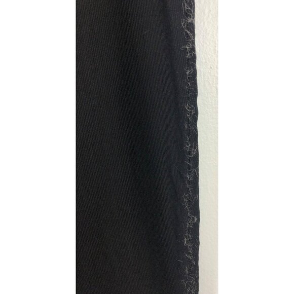 Kate Park Womens Size Small Black Elastic Waist Pull On Dress Pants Raw Hem/Seam - Picture 3 of 12